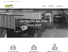 Tablet Screenshot of precisionbodyshopanddetail.com